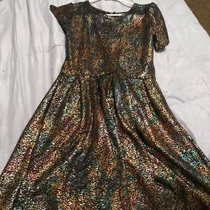 Lularoe like new ! mermaid elegant Amelia sz M